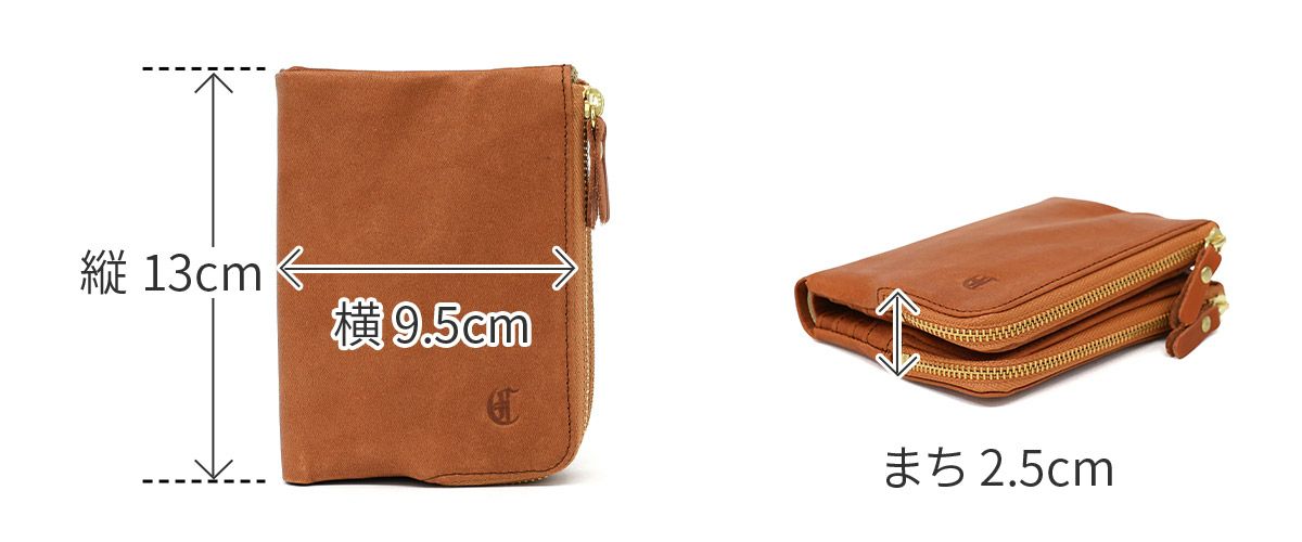 CLEDRAN クレドラン REVEN リベン 小銭入れ付き二つ折り財布 CR-CL3930