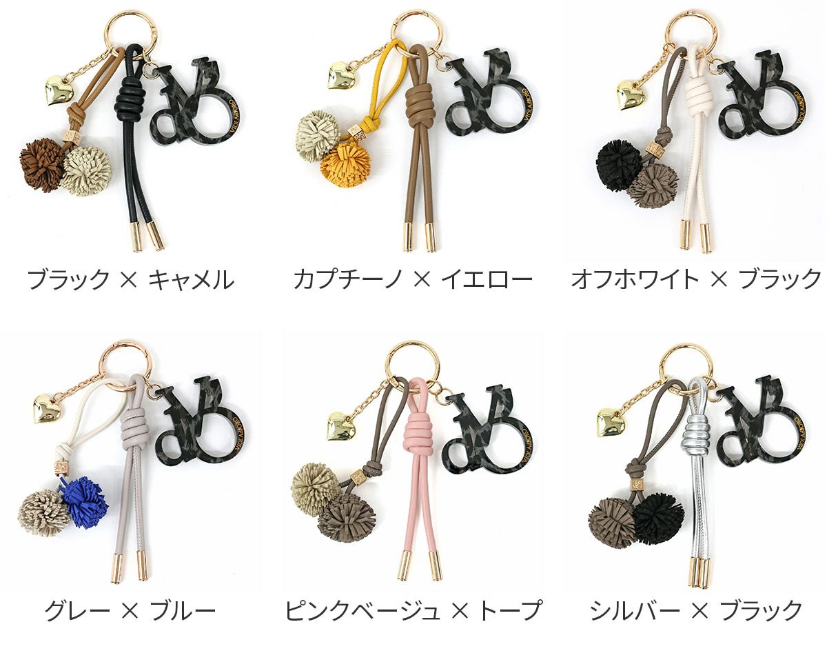 VIOLAd'ORO ヴィオラドーロ BIANCA ビアンカ バッグチャーム V-5079