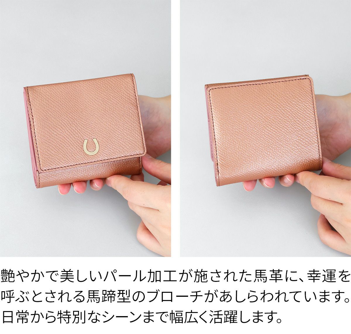 airlist エアリスト Cheval シュヴァル 小銭入れ付き二つ折り財布 24870