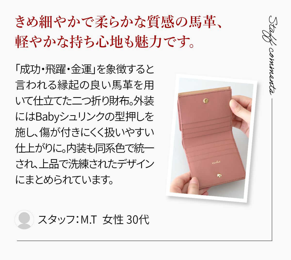 airlist エアリスト Cheval シュヴァル 小銭入れ付き二つ折り財布 24870