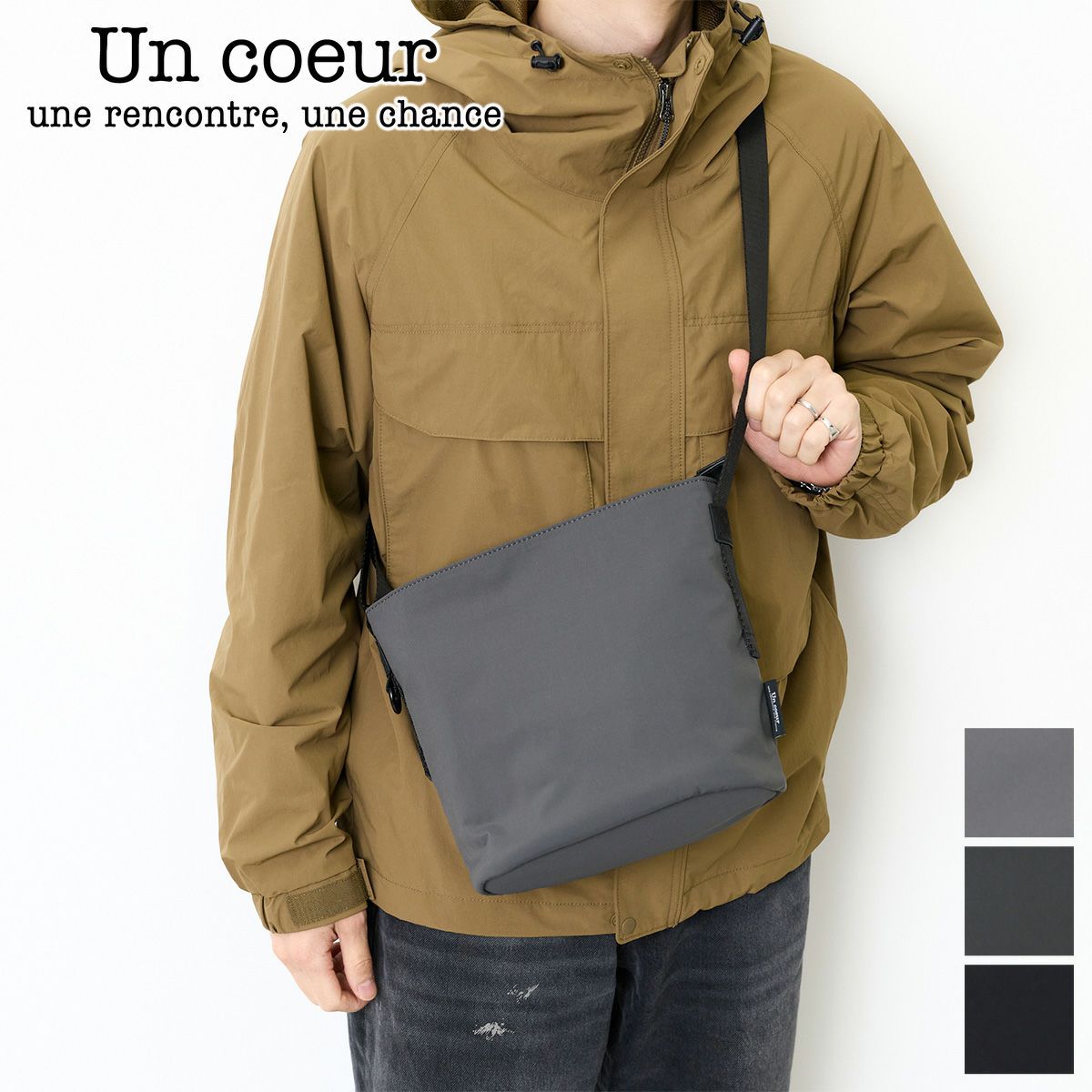 Un coeur アンクール hatch ハッチ ショルダーバッグ K904153