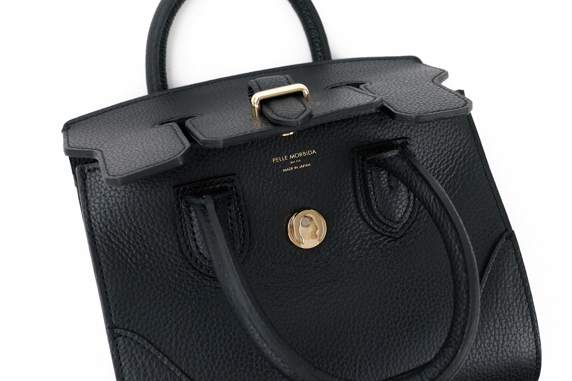 PELLE MORBIDA ペッレモルビダ Vela ヴェ－ラ ミニボストンバッグ (Sサイズ) ショルダーベルト付属 PMO-VE101