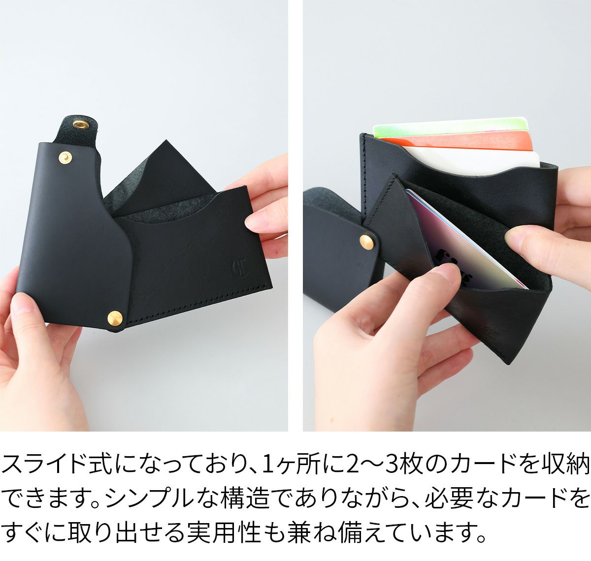 CLEDRAN クレドラン ARCH アーチ カードケース 2層構造 CR-CL3975