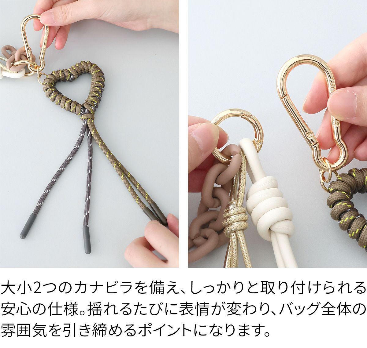 VIOLAd'ORO ヴィオラドーロ BIANCA ビアンカ バッグチャーム V-5082