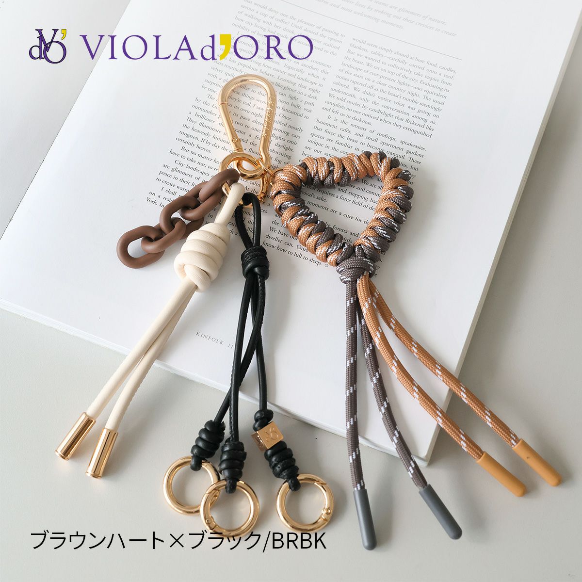VIOLAd'ORO ヴィオラドーロ BIANCA ビアンカ バッグチャーム V-5082