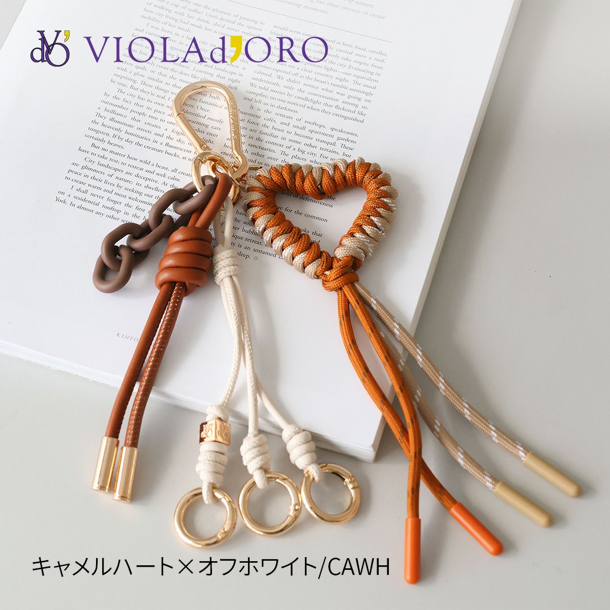 VIOLAd'ORO ヴィオラドーロ BIANCA ビアンカ バッグチャーム V-5082
