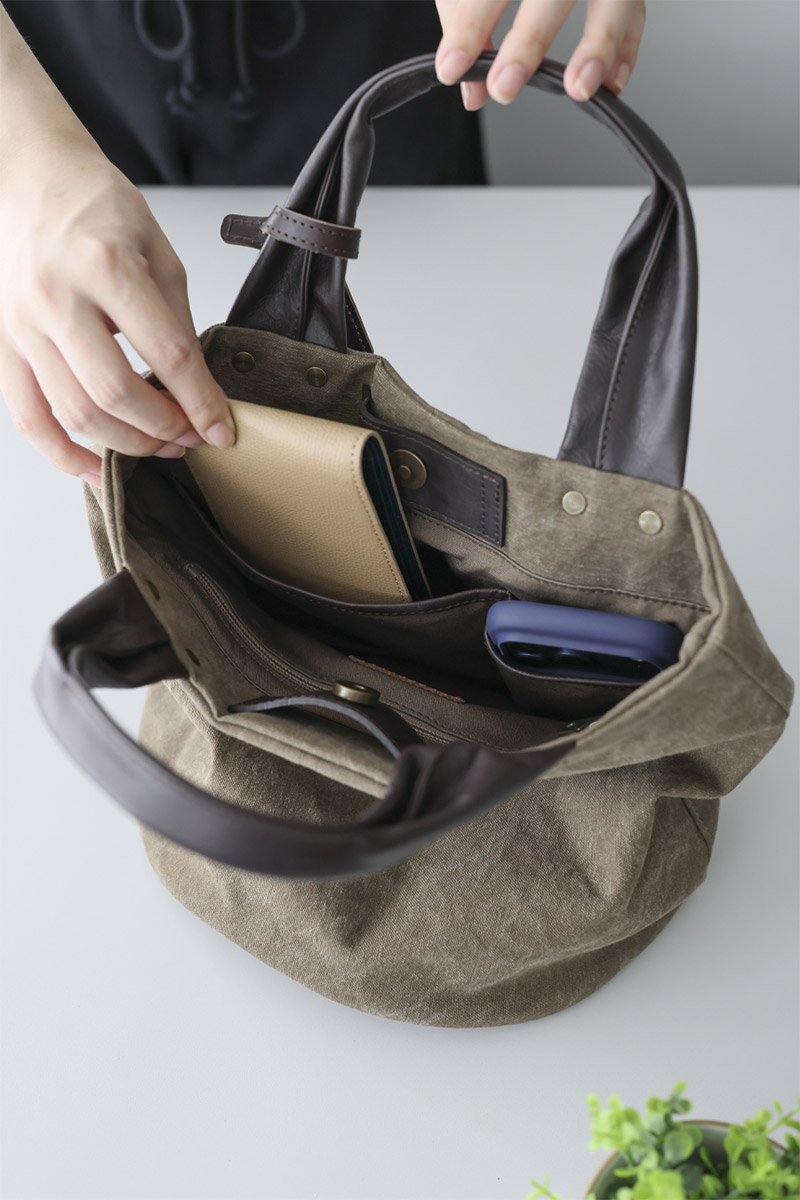 BEAU DESSIN S.A. ボーデッサン ギャバチェック トートバッグ 小 GC5048