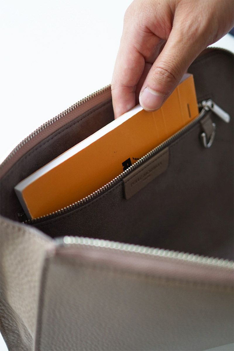 PELLE MORBIDA ペッレモルビダ Maiden Voyage メイデン ボヤージュ シュリンクレザー クラッチバッグ PMO-MB058