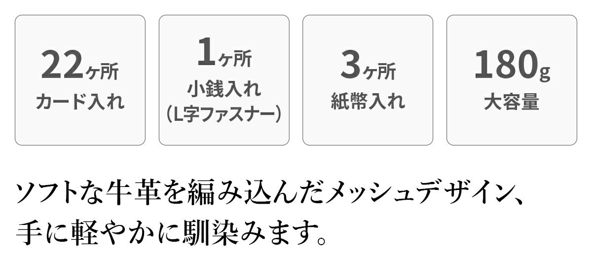 box21 ボックス21 パーチェ 小銭入れ付き長財布 0332474